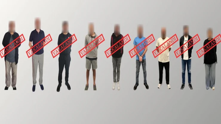 Kırmızı bültenle uluslararası seviyede aranan 9 suçlu Türkiye'ye getirildi