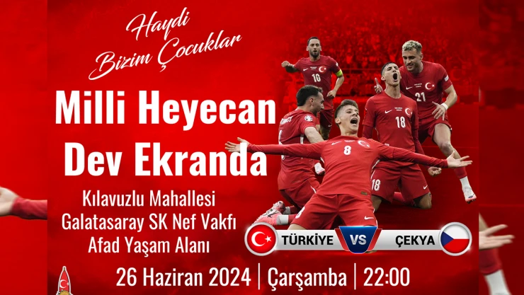 Konteyner Kent'te depremzedelerin milli heyecanı