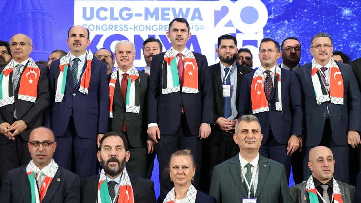 Konya'da birleşmiş kentler ve yerel yönetimler kongresi