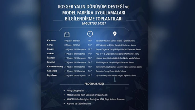 KOSGEB'den yalın dönüşüm desteği