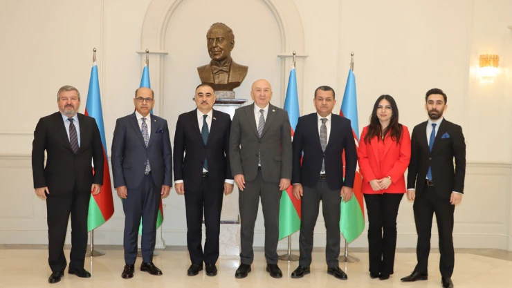 KSÜ Rektörü Yasım'dan Azerbaycan Büyükelçisi Memmedov'a ziyaret