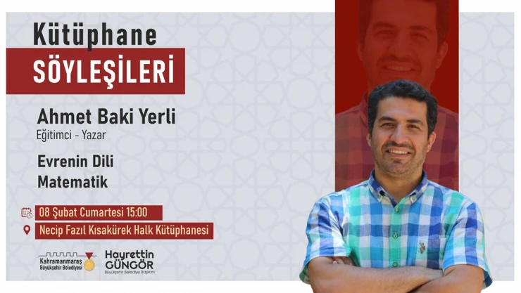 Kütüphane Söyleşileri'nde bu hafta Evrenin Dili Matematik