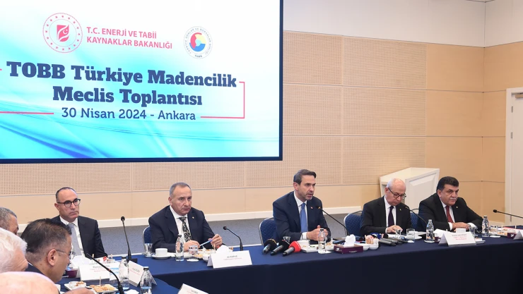 Madencilik sektörünün sorunları, TOBB'da masaya yatırıldı