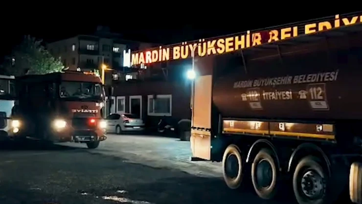 Mardin Büyükşehir Belediyesi, Kahramanmaraş'a ekip gönderdi