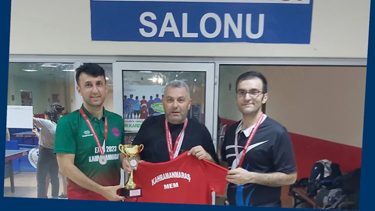 MEM Masa Tenisi Takımı, şampiyonada Kahramanmaraş'ı temsil edecek