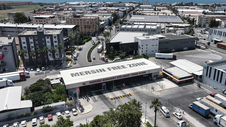 Mersin Serbest Bölgesi, yılın ilk yarısında rekor kırdı