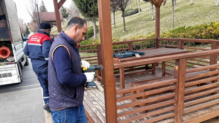 Mesire alanları yaza hazırlanıyor