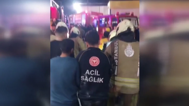 Metro inşaatında iskele çöktü, 1 işçi öldü