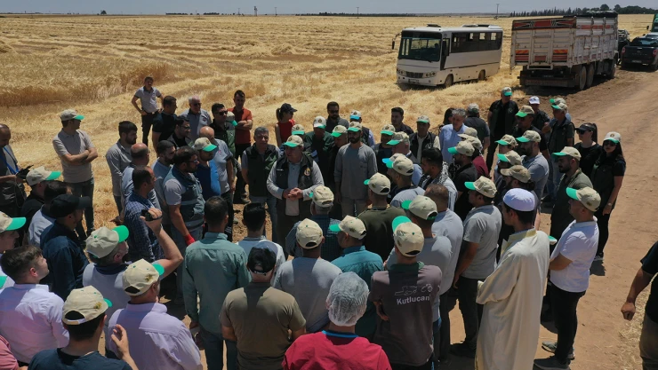 Mezopotamya'nın kalbinde hasat mesaisi başladı