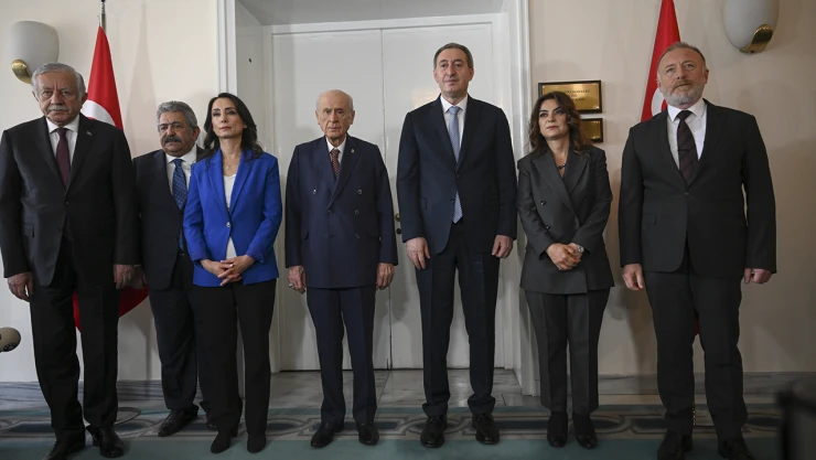 MHP Genel Başkanı Bahçeli, DEM Parti heyetiyle görüştü