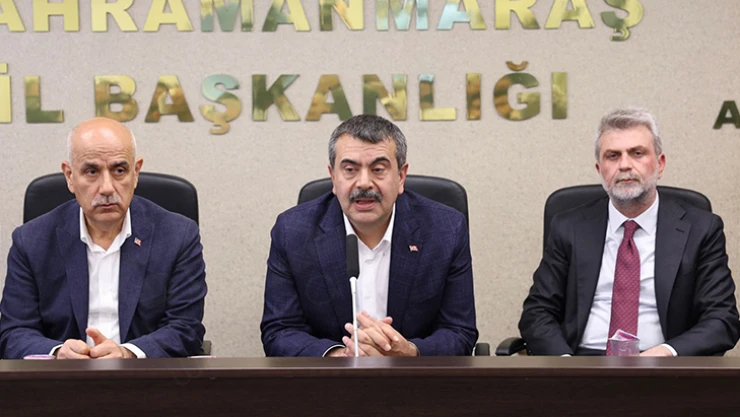 Milli Eğitim Bakanı Tekin, Kahramanmaraş'ta önemli açıklamalarda bulundu