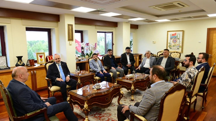 MÜSİAD Kahramanmaraş şubesinden, Rektör Yasım'a ziyaret