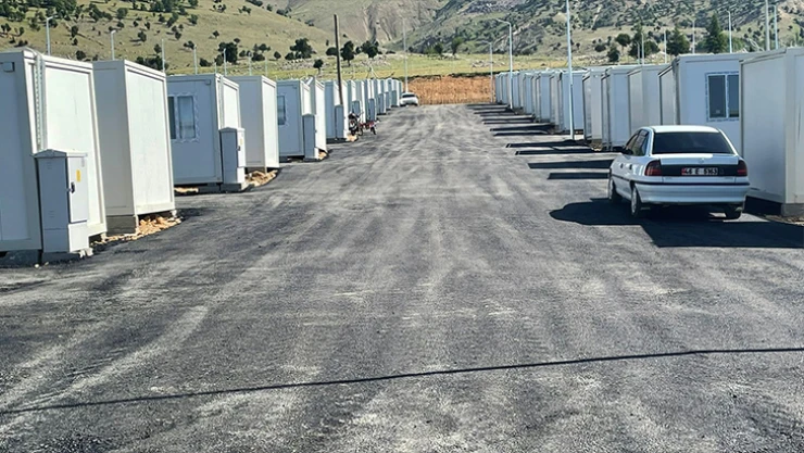 Nurhak ve Ekinözü Konteyner Kent'te çalışmalar tamamladı