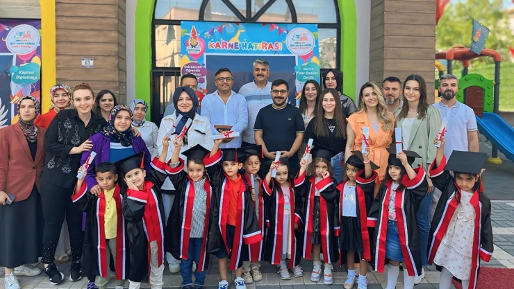 Onikişubat Belediyesi'nin Gündüz Bakımevinde ilk mezuniyet heyecanı