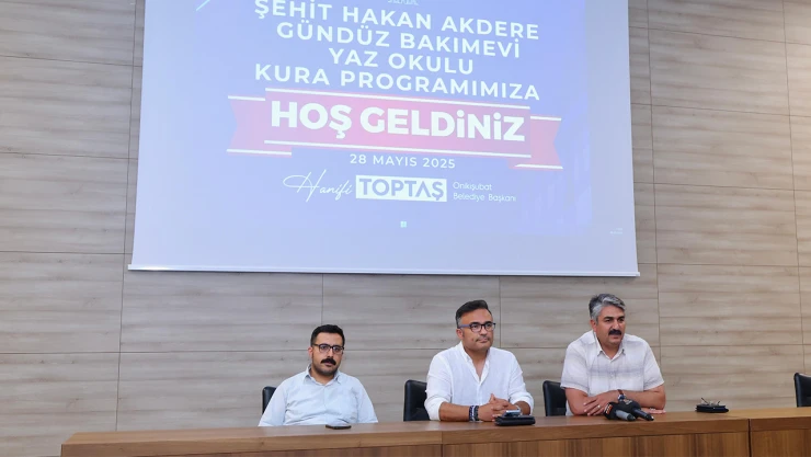 Onikişubat Belediyesi'nin Minik Kalpler Yaz Okulunda kuralar çekildi