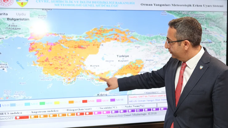 Orman yangını riskine karşı MEUS, devrede