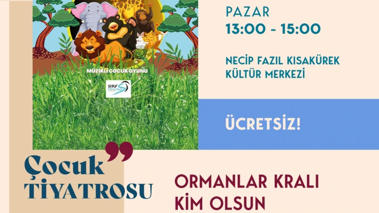 Ormanlar Kralı Aslan minikleri eğlendirmeye geliyor