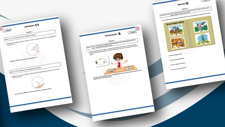 Ortaokul ve liselerdeki sınavlara ilişkin örnek soru kitapçıkları yayımlandı