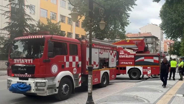 Otelin zemin katında yangın çıktı! 10 kişi dumandan etkilendi