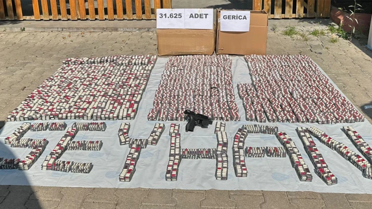 Park halindeki panelvanda 31 bin 625 uyuşturucu etkili hap bulundu