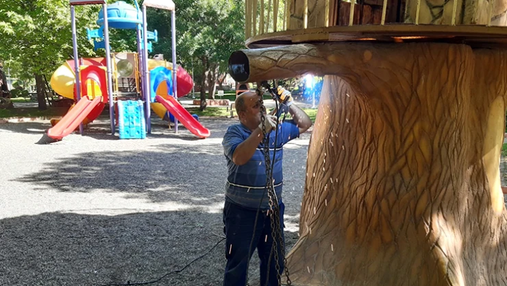 Park ve mesire alanları yaza hazırlanıyor