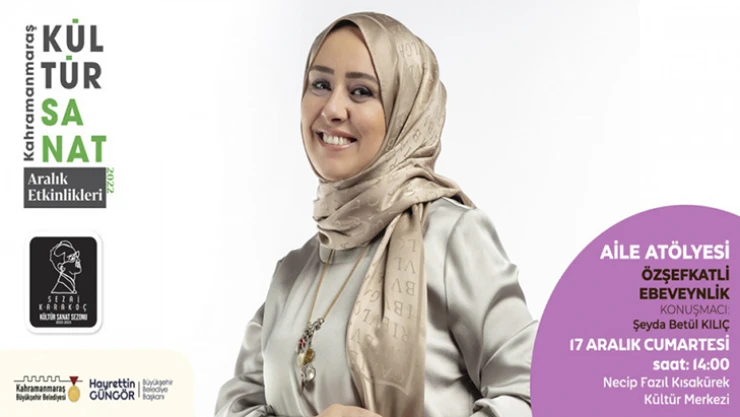 Psikolog – Yazar Kılıç, özşefkatli ebeveynliği anlatacak