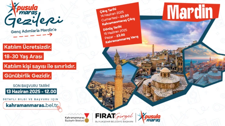 Pusula Maraş gezileri Mardin turuyla başlıyor!