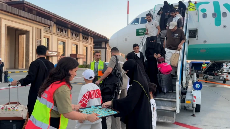 Riyad'dan Rize'ye ilk direkt uçuş gerçekleşti