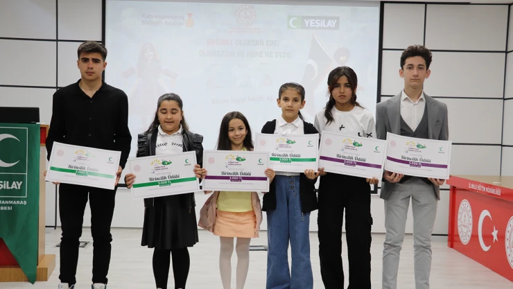Sağlıklı nesil, sağlıklı gelecek yarışmasının ödülleri sahiplerini buldu