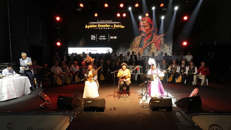 Sazın ve sözün ustaları, Kahramanmaraş'ta sahne aldı