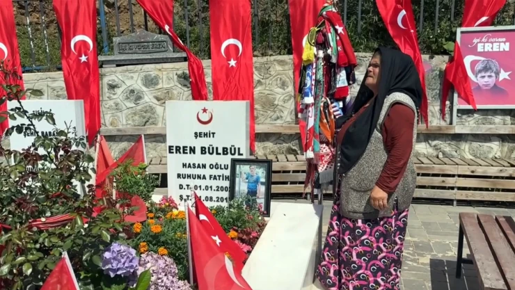 Şehit Eren Bülbül'ün annesi, evladının kokusuna doyamadığını söyledi