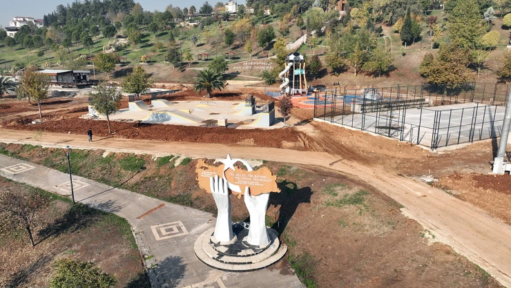 Şehrin ilk Spor Vadisi hızla şekil alıyor