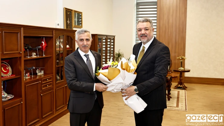 Serbest Muhasebeciler ve Mali Müşavirler Odası'ndan Vali Ünlüer'e ziyaret