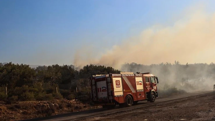 Soma ve Gülnar'daki orman yangınları kontrol altında