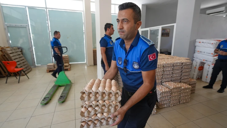 Son kullanma tarihi geçmiş 60 bin yumurta imha edildi