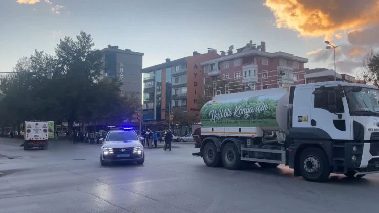 Sulama tankerinin çarptığı bisikletli hayatını kaybetti