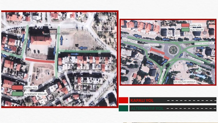 Sürücüler dikkat! O yol 26 Nisan tarihine kadar kapalı