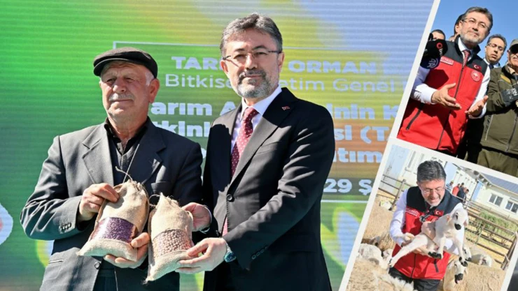 TAKE projesi kapsamında çiftçilere tohum dağıtımı yapıldı