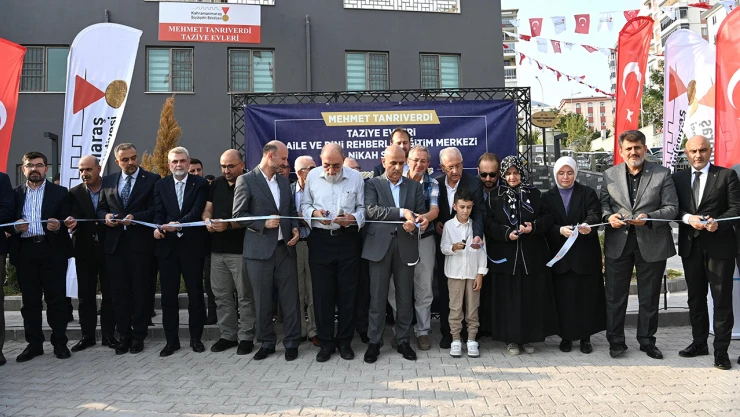 Tanrıverdi ailesi tarafından Kahramanmaraş'a kazandırılan 3 yeni sosyal tesis hizmete açıldı