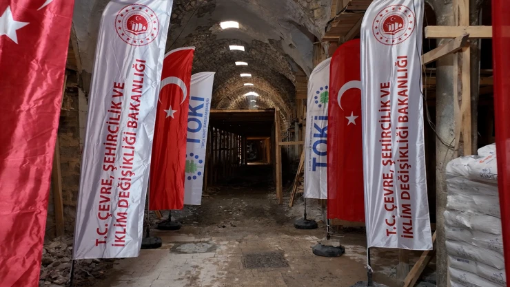 Tarihi Maraş Kapalı Çarşı yeniden ayağa kalkıyor