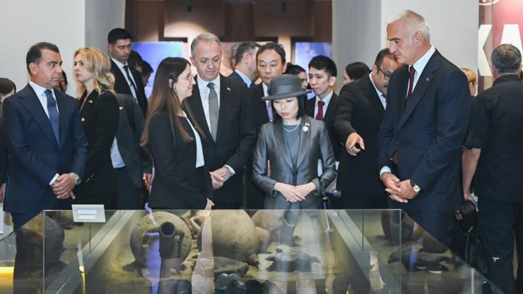 Tarihin izini süren Japon Prensesi Akiko Ankara'da