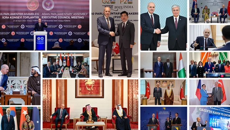 TBMM Başkanı Kurtulmuş, Gazze için diplomasiyi yoğunlaştırdı