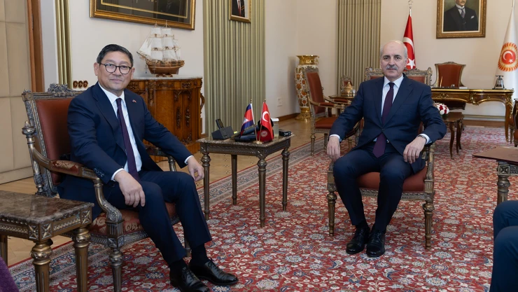 TBMM Başkanı Kurtulmuş, Kamboçya başbakan yardımcısını kabul etti