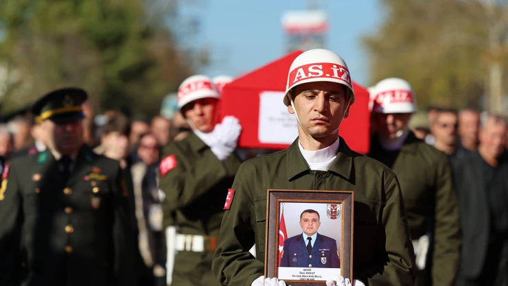 Tekirdağ, Şehit İlker Aykut'u son yolculuğuna uğurladı