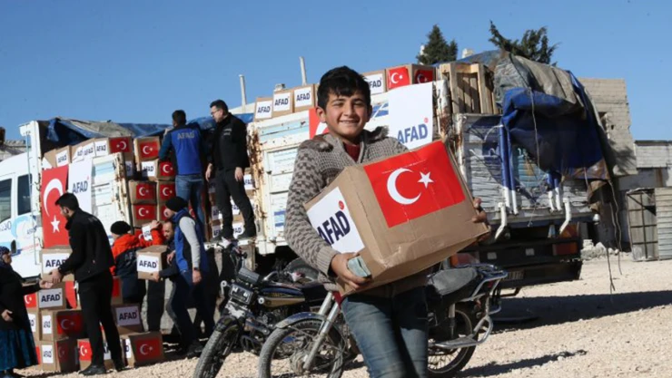 Terör örgütünden temizlenen Tel-Rıfat ve Münbiç'e Türkiye'den destek!