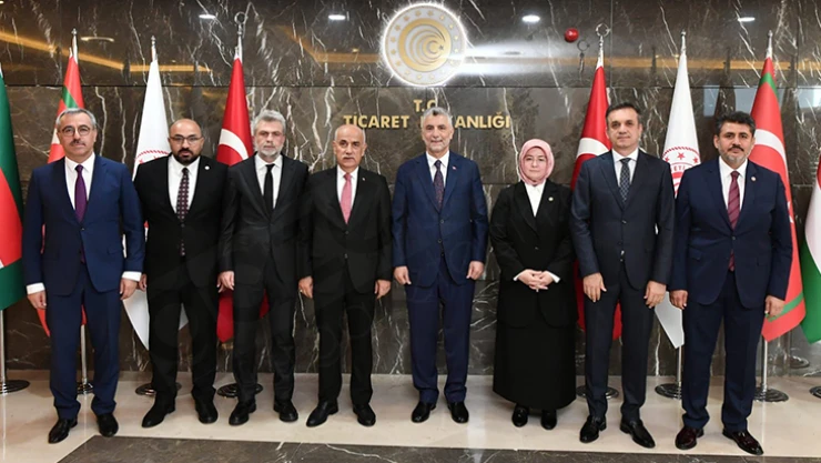 Ticaret Bakanı Bolat, Kahramanmaraş heyetini kabul etti