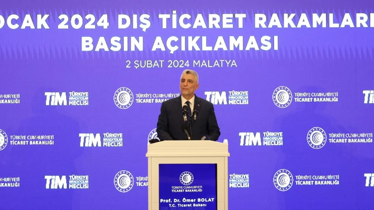 Ticaret Bakanı Bolat, 'Tüm zamanların en yüksek Ocak ayı ihracatına ulaştık'