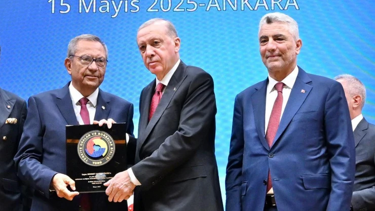 TOBB'dan M. Hanefi Öksüz'e anlamlı onur