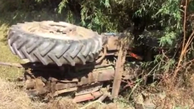 Traktörün altında kalan kişi hayatını kaybetti