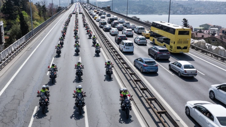 Türk Polis Teşkilatı'nın 180. yılında 170 araçlık kortej